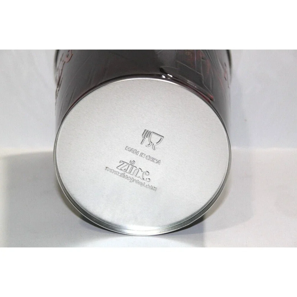 Disney Mulan 2020 Movie Theater Embossed Popcorn Bucket Metal Storage Tin Can